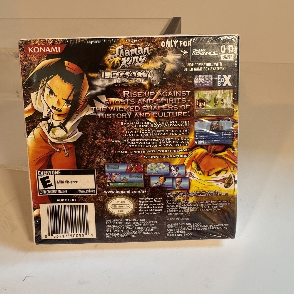 Shaman King Legacy of the Spirits Soaring Hawk GBA Game Boy Advance CIB! - Picture 2 of 2